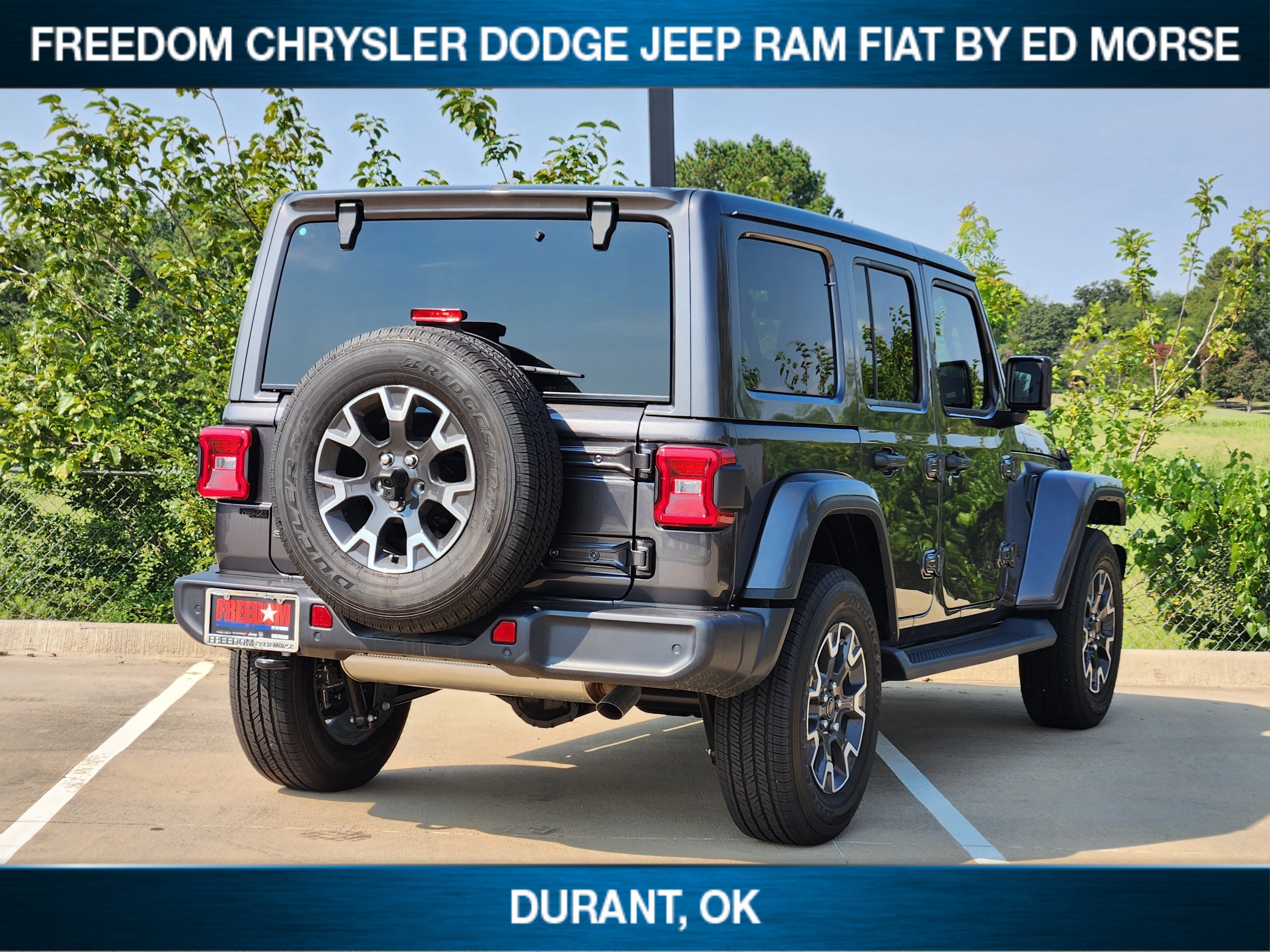 2025 Jeep Wrangler — rear three-quarter view