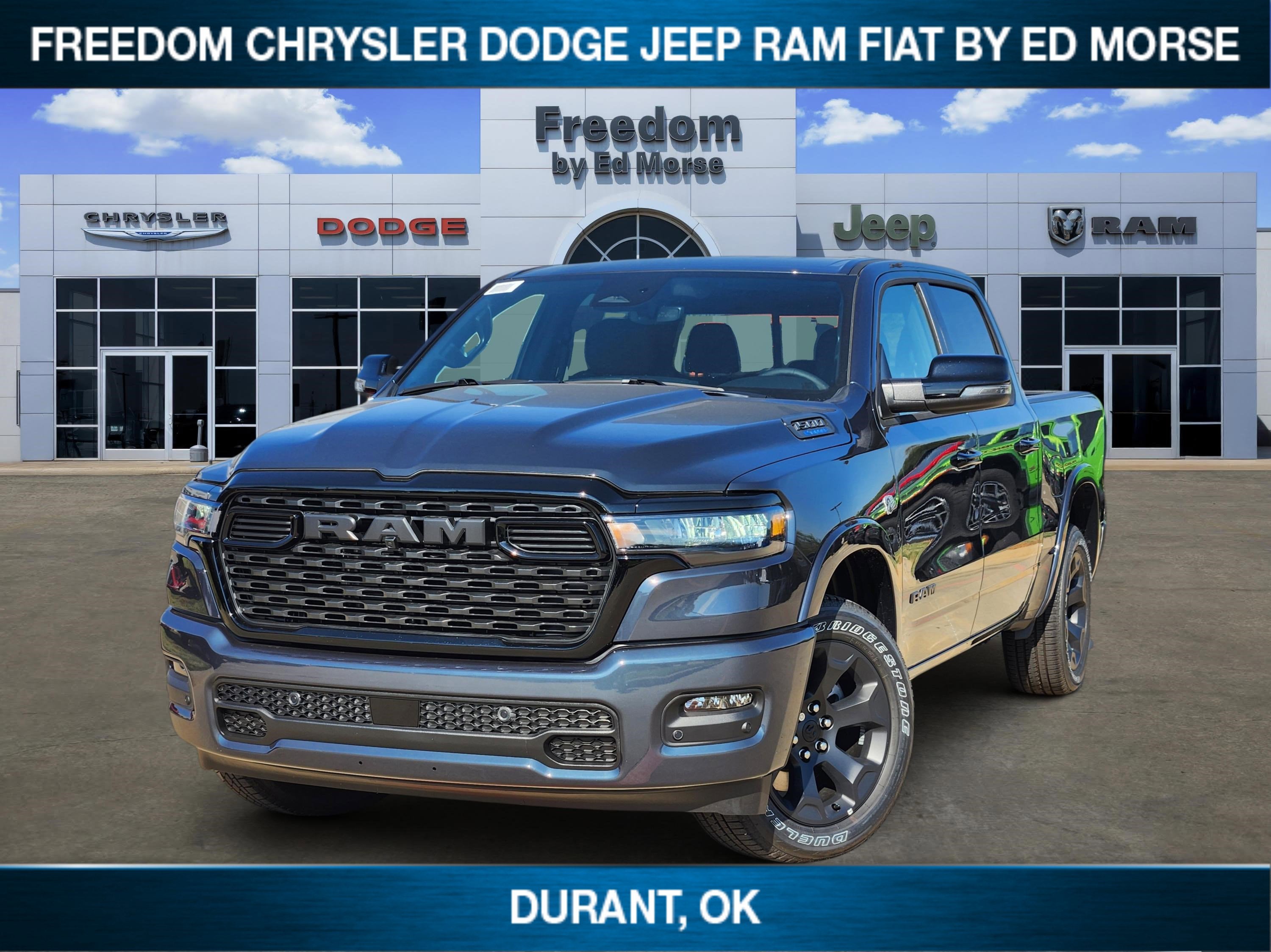 2026 RAM Ram 1500 Big Horn in Forged Blue Metallic Exterior Paint — front three-quarter view