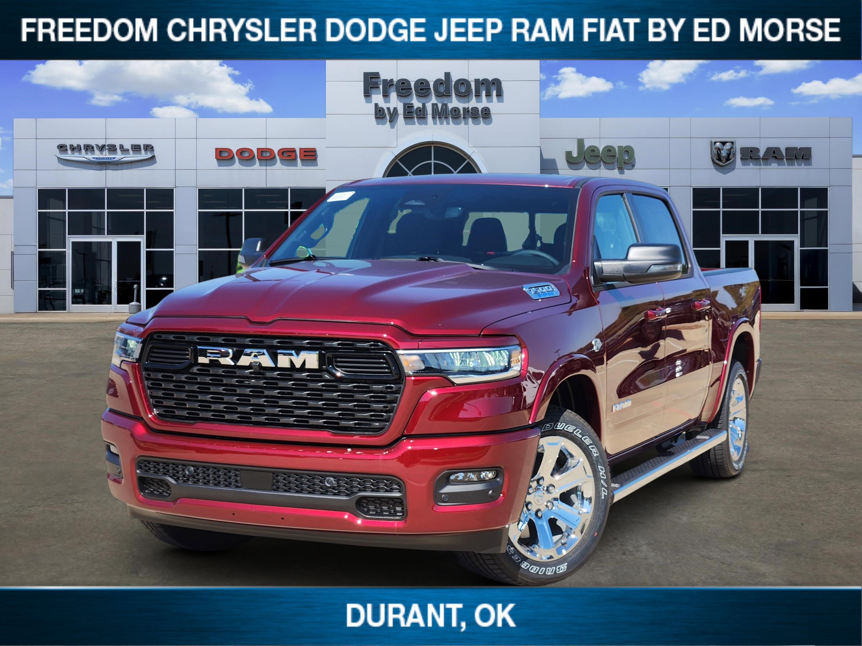 2026 RAM Ram 1500 Big Horn in Delmonico Red Pearl-Coat Exterior Paint — front three-quarter view