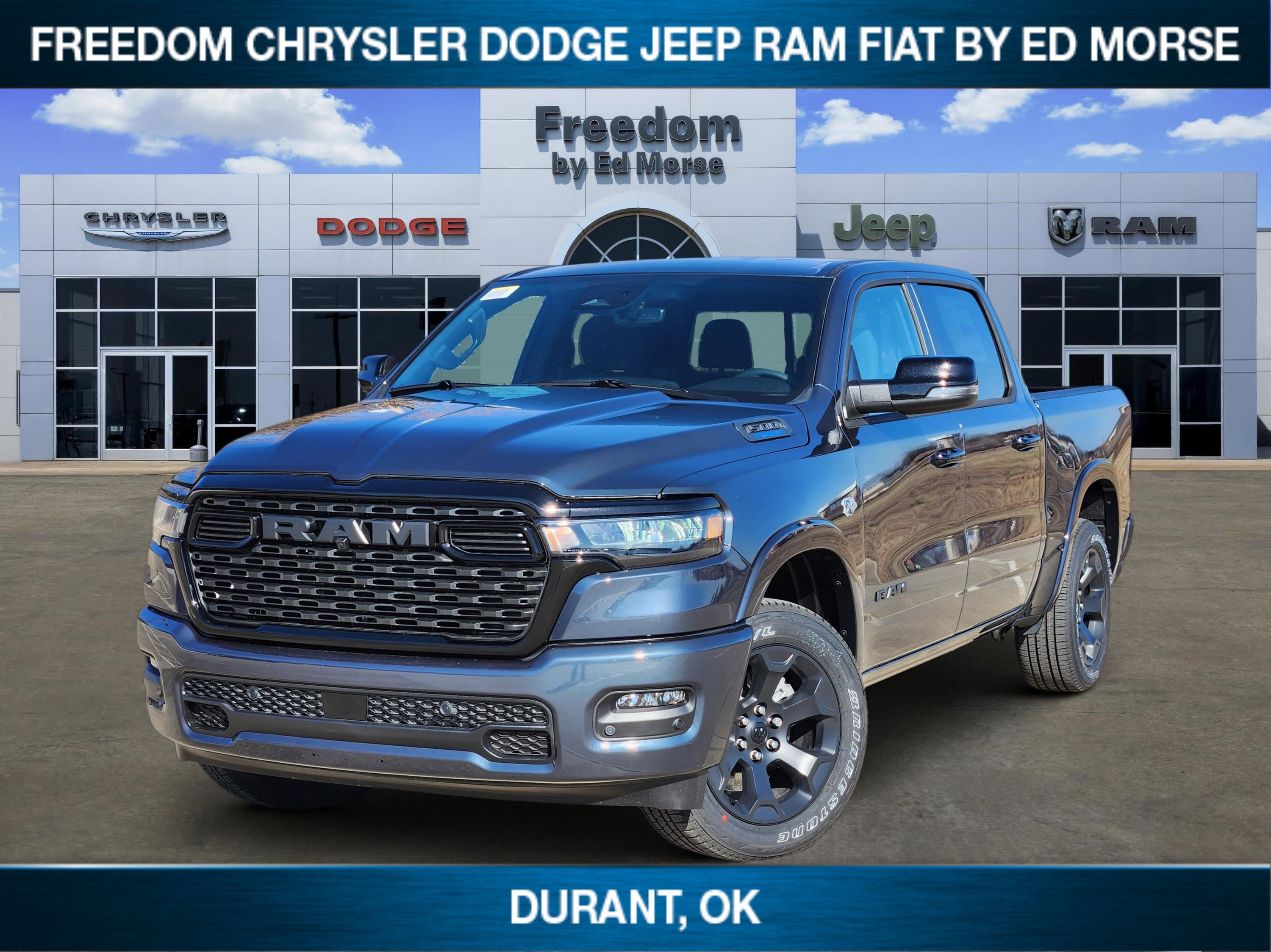 2026 RAM Ram 1500 Big Horn in Forged Blue Metallic Exterior Paint — front three-quarter view