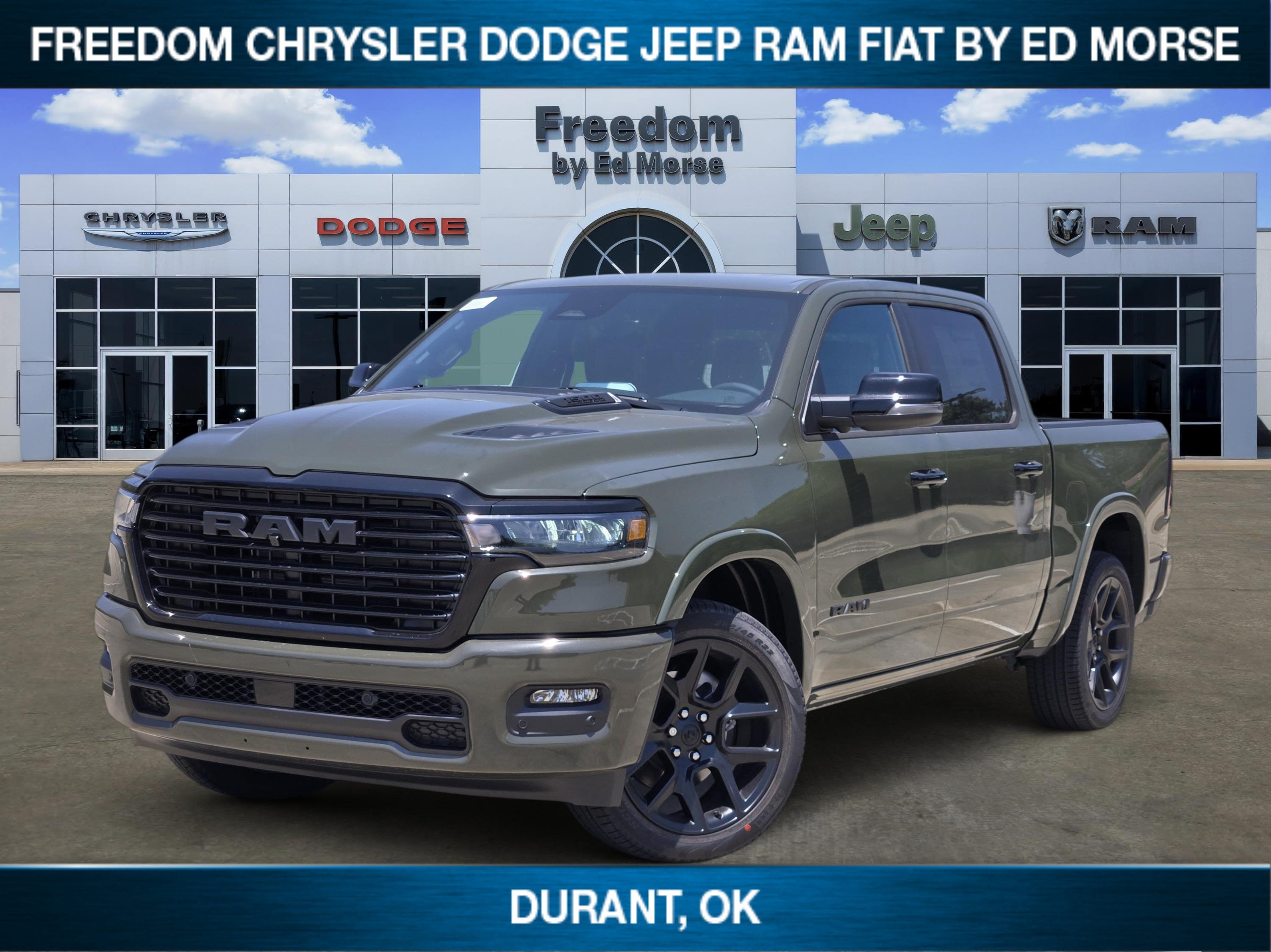 2026 RAM Ram 1500 Laramie in Tank Exterior Paint — front three-quarter view
