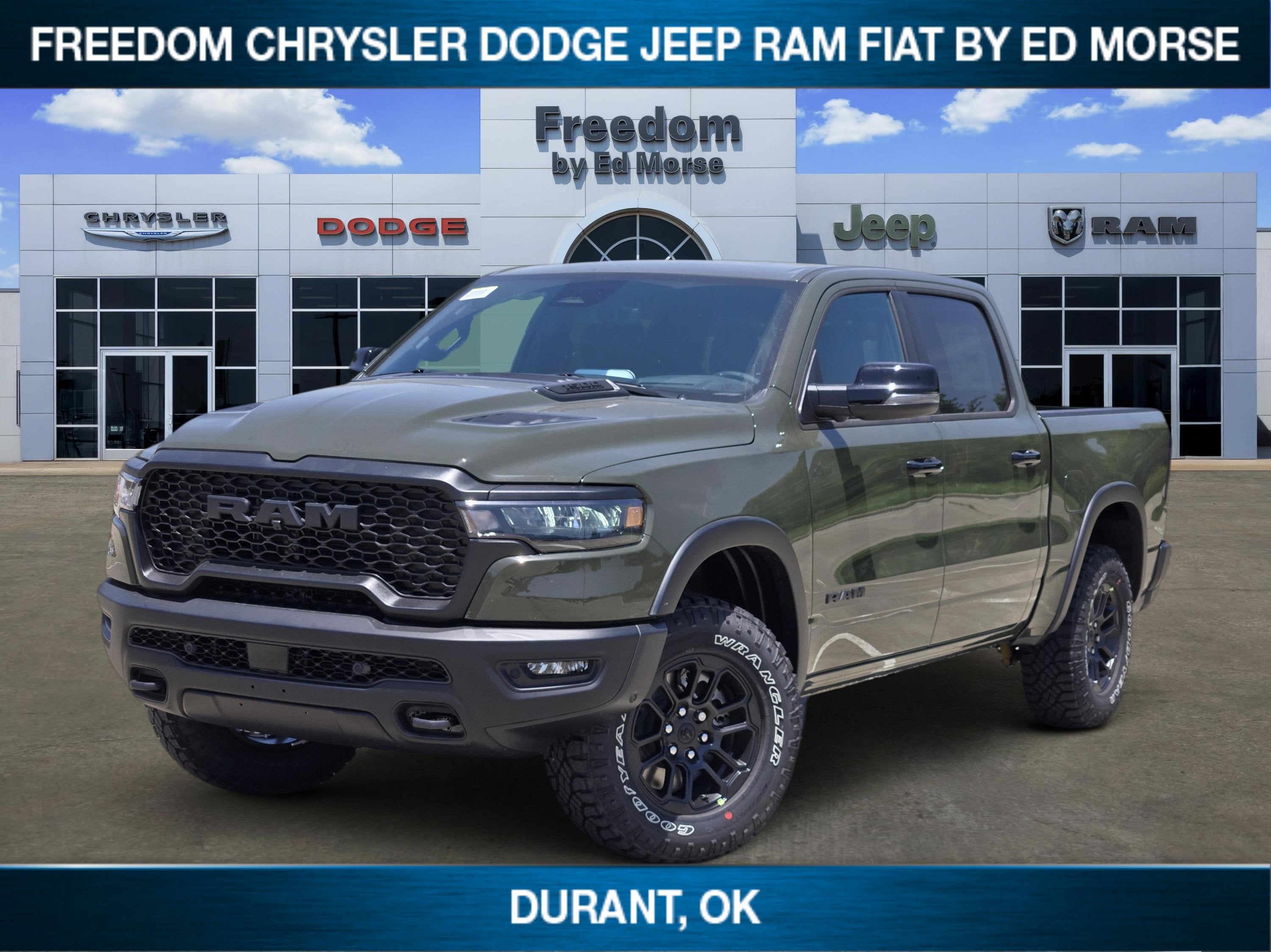 2026 RAM Ram 1500 Rebel in Tank Exterior Paint — front three-quarter view