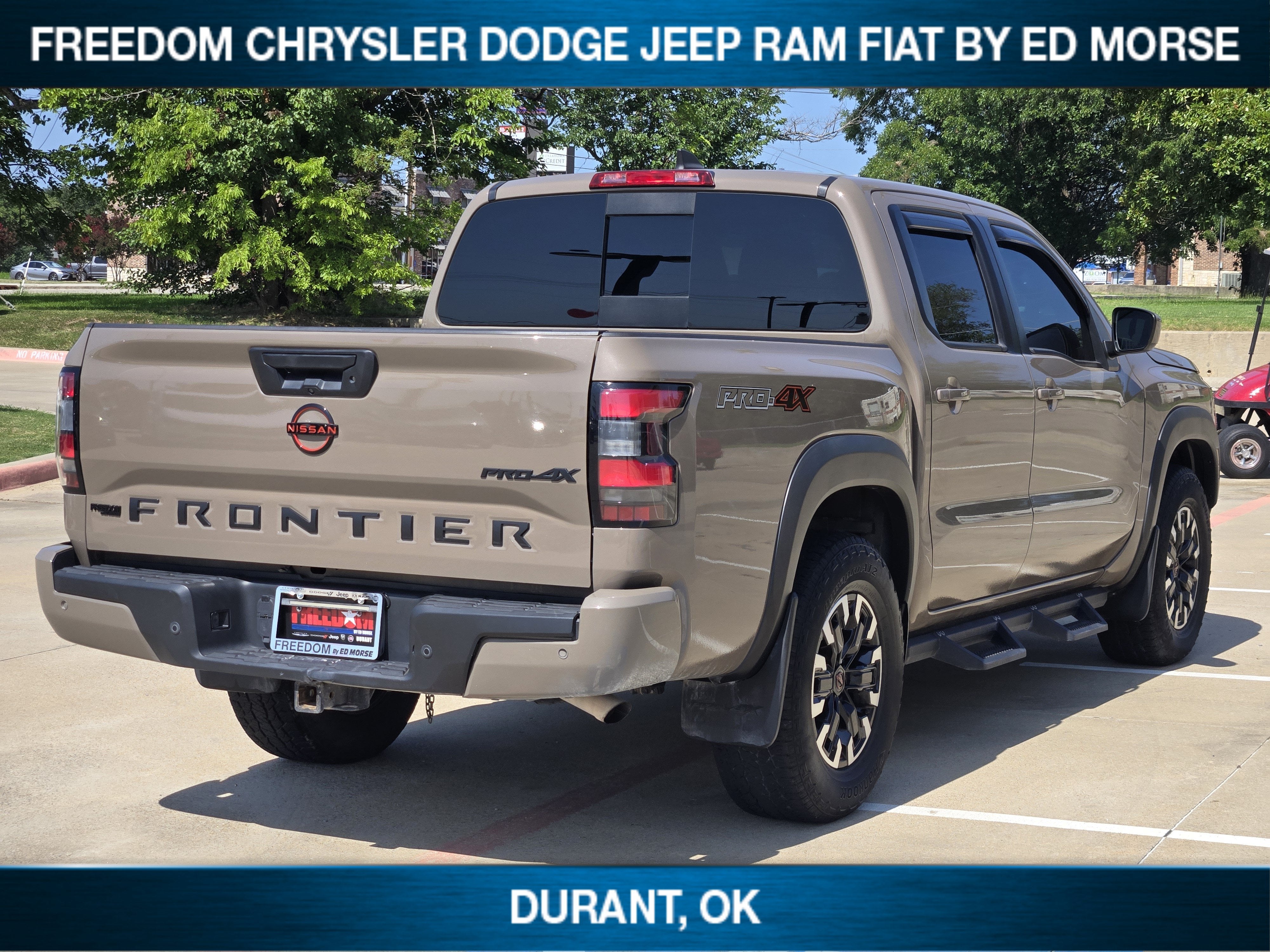 2023 Nissan Frontier — rear three-quarter view