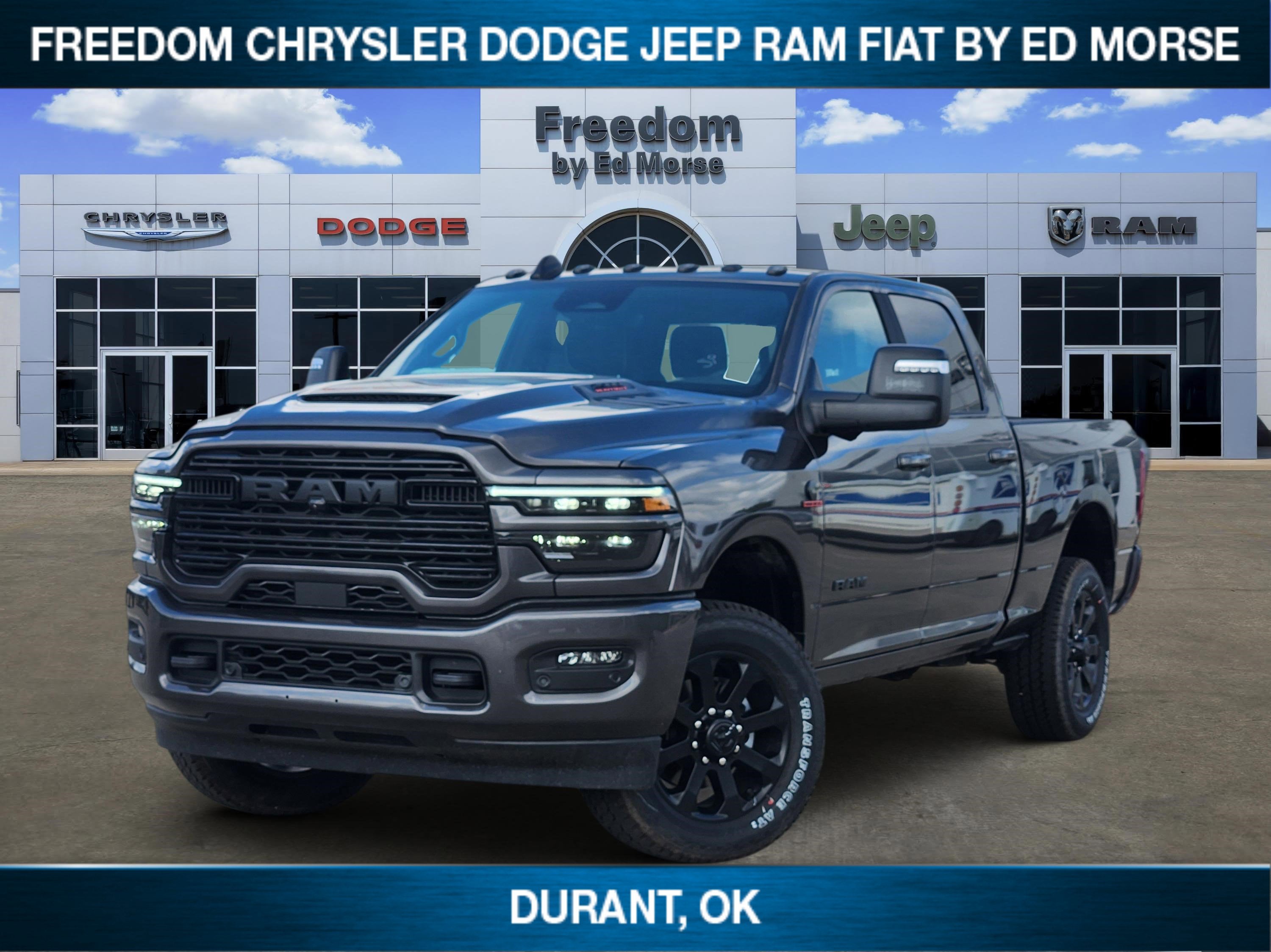 2026 RAM Ram 2500 Laramie in Granite Crystal Metallic Clear-Coat Exterior Paint — front three-quarter view
