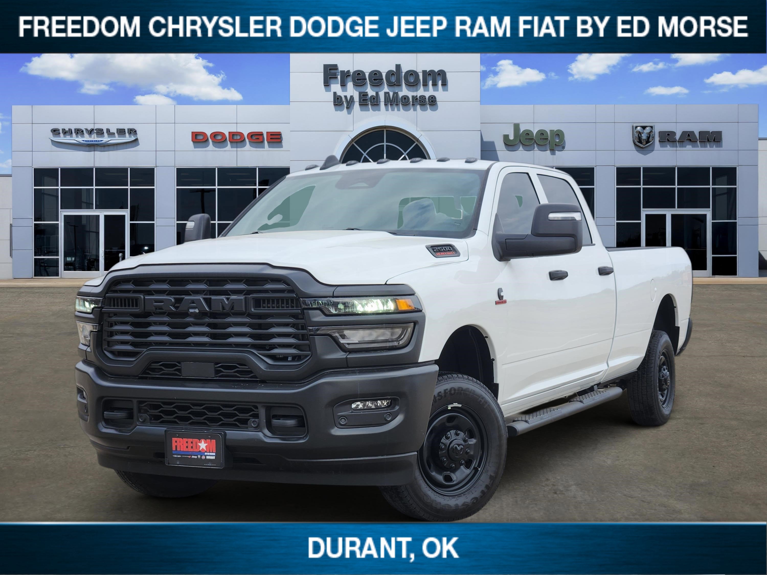 2026 RAM Ram 2500 Tradesman in Bright White Clear-Coat Exterior Paint — front three-quarter view