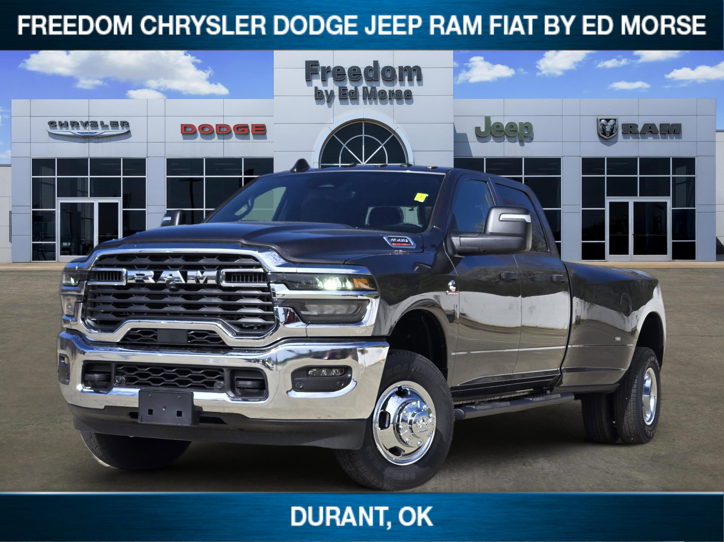 2026 RAM Ram 3500 Tradesman in Granite Crystal Metallic Clear-Coat Exterior Paint — front three-quarter view
