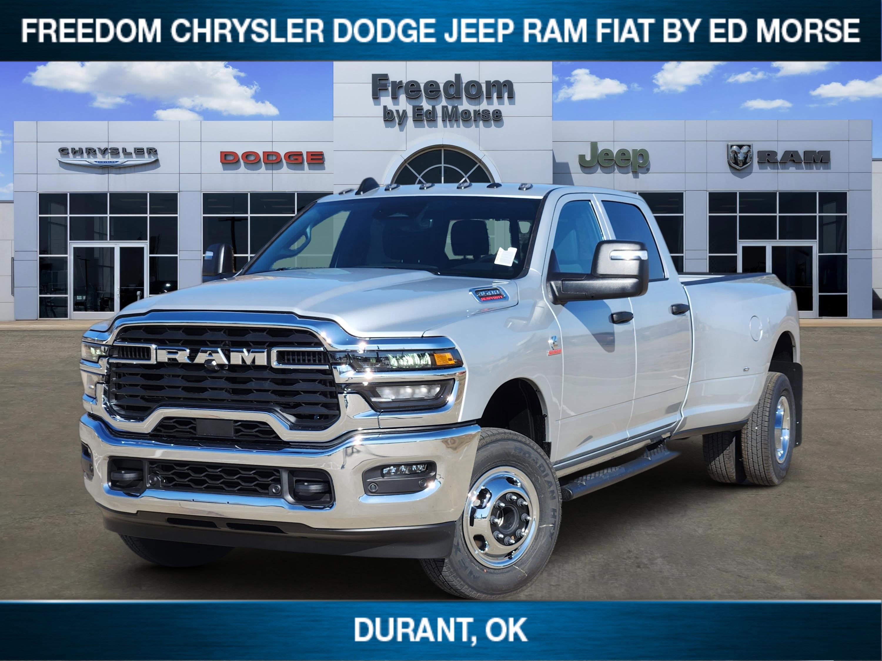 2026 RAM Ram 3500 Tradesman in Silver-Zynith Exterior Paint — front three-quarter view